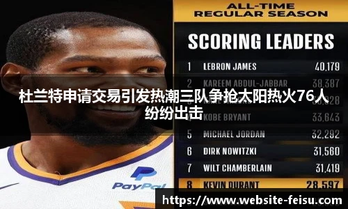 杜兰特申请交易引发热潮三队争抢太阳热火76人纷纷出击