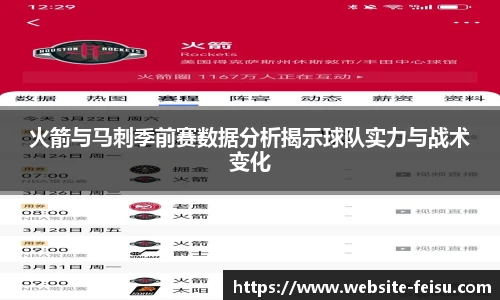 火箭与马刺季前赛数据分析揭示球队实力与战术变化