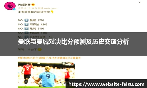 曼联与曼城对决比分预测及历史交锋分析